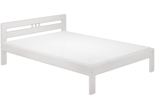 Bett futon kiefer massiv - massiv, weiß