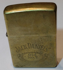 Original Zippo Jack Daniels Gravur A XIV Messing 