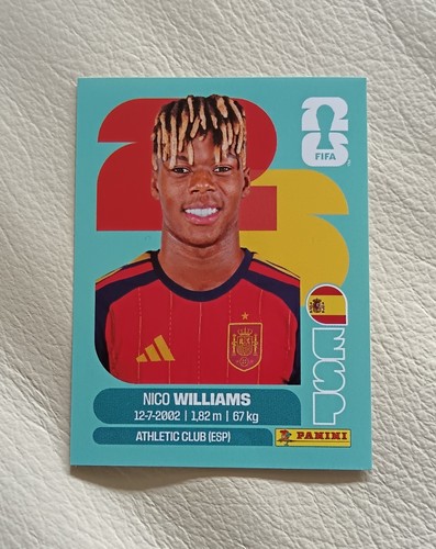 Panini 2026 sticker nico - 2026,