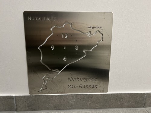 Uhr wanduhr nordschleife - wanduhr,