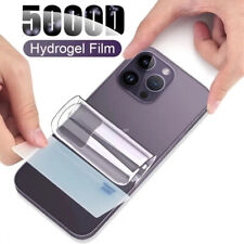 2X Hydrogelfolie Rückseite Schutz 3D Full für iPhone X 11 12 14 15 16 17 Pro Max