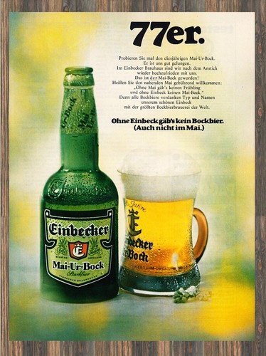Einbecker bock reklame - ur-bock,