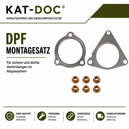 Dpf montagesatz für - für, audi