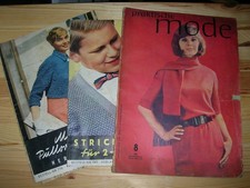 3 x alte DDR Modezeitschriften