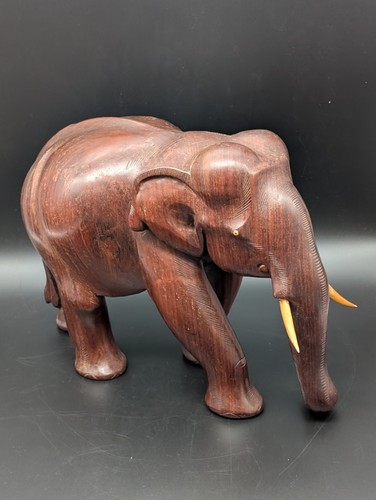 Großer holz elefant figur - großer,