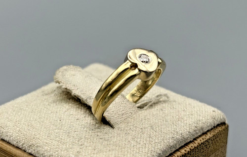 Karat gold ring mit - karat,