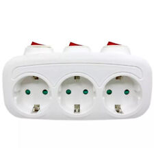 3-Fachs EU Mehrfachsteckdose