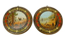 Zwei Jagdbilder ca. 1880 Jagd