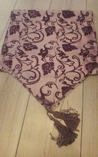 Tischläufer Tischdecke Dekoration Samt Ornament Muster