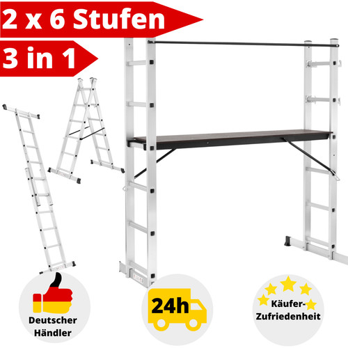 Aluleiter stufen alugerüst - aluleiter,