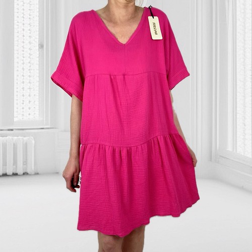 Italy musselin kleid - musselin,