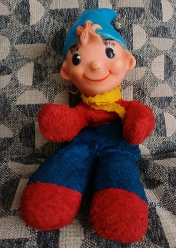 Vintage stoff noddy - stoff, puppe
