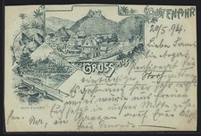 Vorläufer-Mondschein-Lithogra