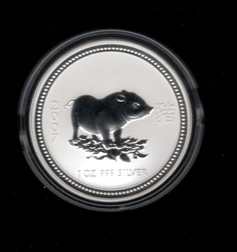 Australien unze silber lunar - australien,