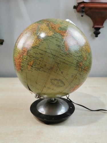 Globus glas beleuchtet - globus,