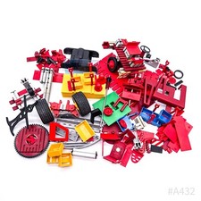 Vintage Fischertechnik Konvolut Konstruktionsspielzeug Einzelteile Sammlung