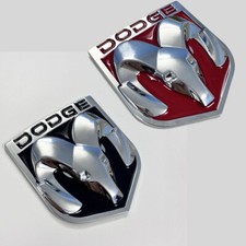 Für DODGE Auto DODGE Logo Side Emblenm Chrome Abzeichen Aufkleber Badge New