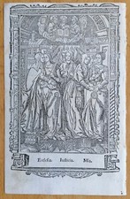 Original Stundenbuch Blatt Horae Hardouin Miniatur Paris 1510 (N)