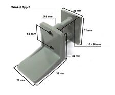 Rolladen Anschlagwinkel Anschlagstopper 2 teilig Stopper Anschlag Winkel W3