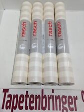Vliestapete Trianon rasch 4x 515329 (4Rollen) Streifen Beige Creme Wohnzimmer