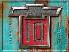 US Blechschild  21 x 27 cm