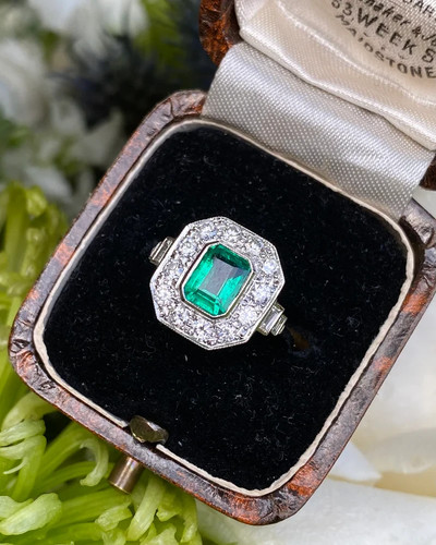 Smaragd art deco - 0,70,