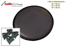 Lautsprecher Metall Grill Schutzgitter 30cm 12" Abdeckung für Subwoofer NEU
