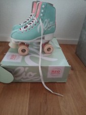 Rollschuhe, Rio Roller Script Rollschuhe Teal/Coral