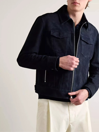 Leder trucker jacke für - leder,