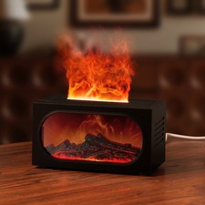 Kamin Flamme Umgebungslicht Diffusor mit Luftbefeuchter für Wohnzimmer