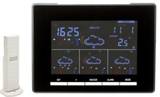 Technoline WD 4027 Wetterstation Wettervorhersage für 4 Tage, fabiges Display 