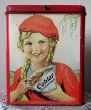 Alte Blechdose - Oehler-Milchbonbons - Oehler-Schokolade - guter Zustand - Rar