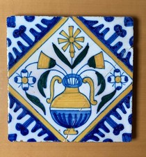 Niedeländische Fliese Antik