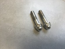 Suzuki VS1400 INTRUDER VX51L SATZ CHROMSCHRAUBEN f AUSPUFF KRÜMMER orig. Topzust