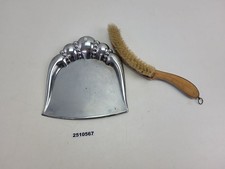 Tischkehrset Tischbesen Holz Metallschaufel alt Antik Haushalt #2510567