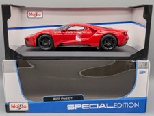 Modellautos 1:18 Maisto Ford GT 2017 Rot mit OVP