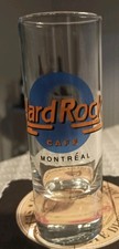 Hard Rock Cafe Shot Glass Montreal Rarität  ohne TM Logo Banawe Canada Gestempel
