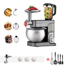 KB ELEMENTS 3 in1 Küchenmaschine 8,5L 2500W Teigmaschine Fleischwolf StandMixer