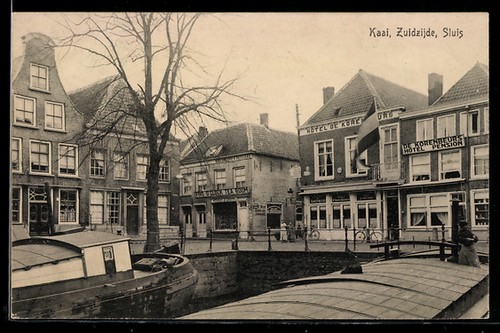 Ansichtskarte sluis kaai - sluis,,