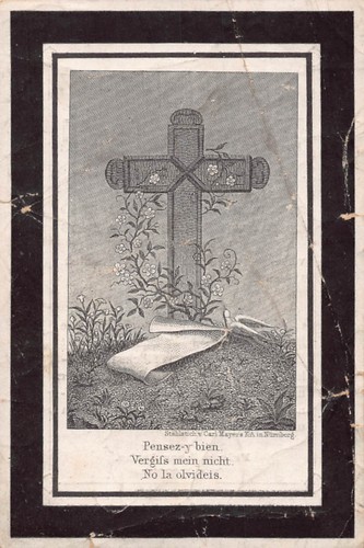Orig sterbebild holy - sterbebild,