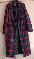 Mehrfarbig karierter Mantel Gr. 36 von Primark 