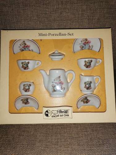 Steiff mini porzellan set - steiff, mini-porzellan-set