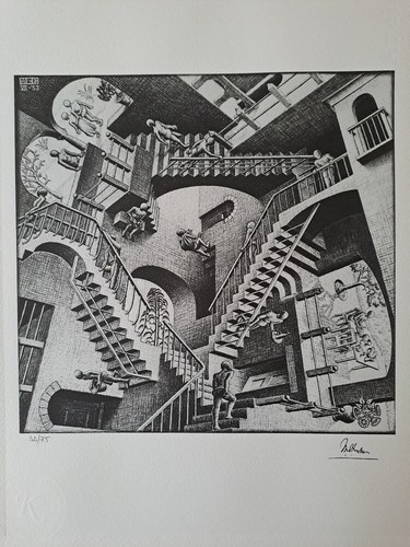 Escher signiert - m., c.