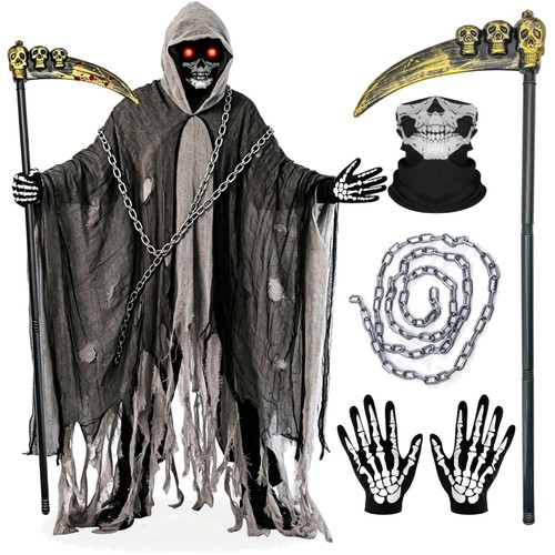 Halloween sensenmann kostüm - halloween,