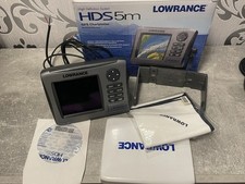 Lowrance HDS 5m Chartplotter w/Sun cover Marine GPS - 