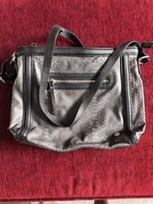 ARA Schulter-Handtasche Schlangenoptik