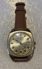 GLASHÜTTE GUB Uhr SPEZIMATIC 26 Rubis Goldplaque Herren DDR Sammler Rarität