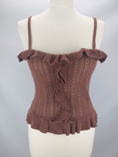 Zara Damen Oberteil Top Strick