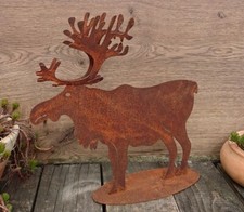Elch Rentier 42 cm aus Metall