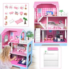 Puppenhaus Holz Puppenvilla